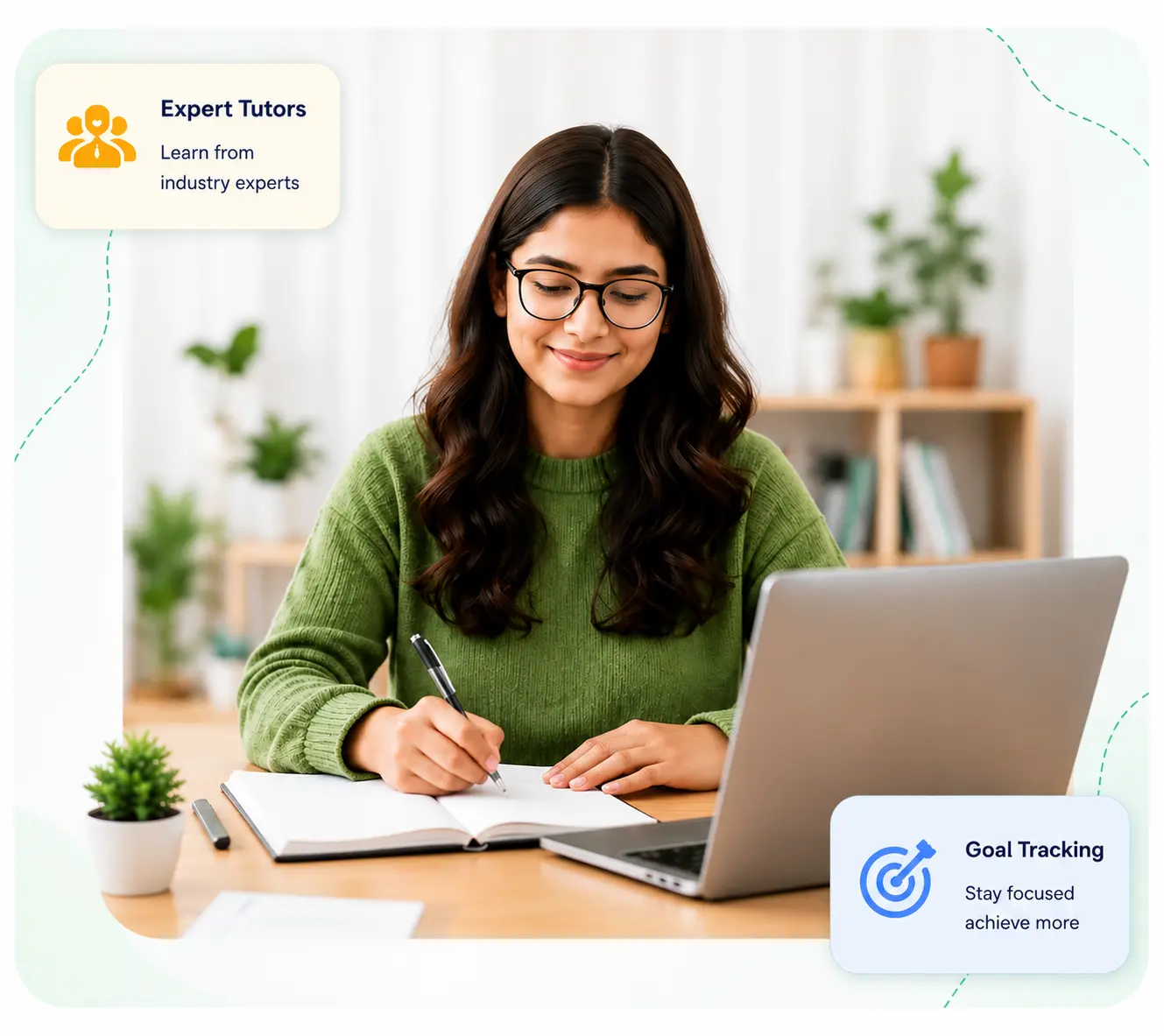 Student learning online